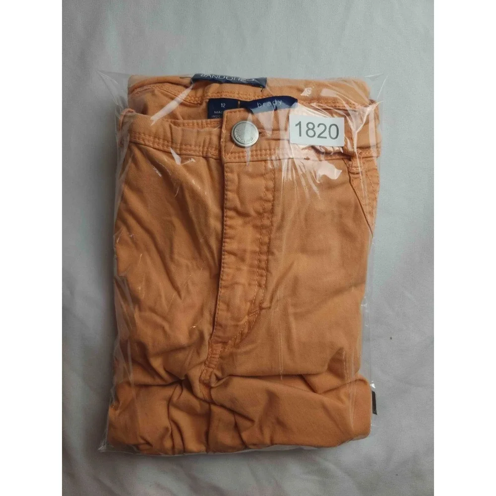 Bandolino Shorts Womens Size 12 Orange Brady Stretch Casual Bermuda Pockets - Picture 7 of 7